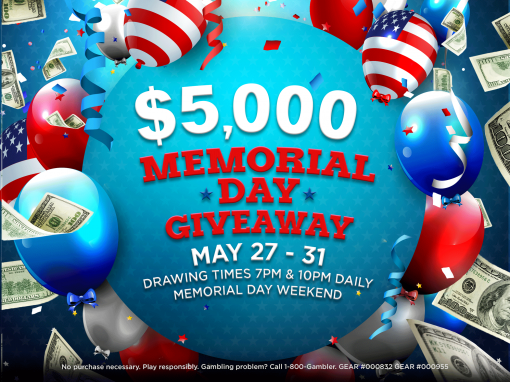 $5K Memorial Day Giveaway