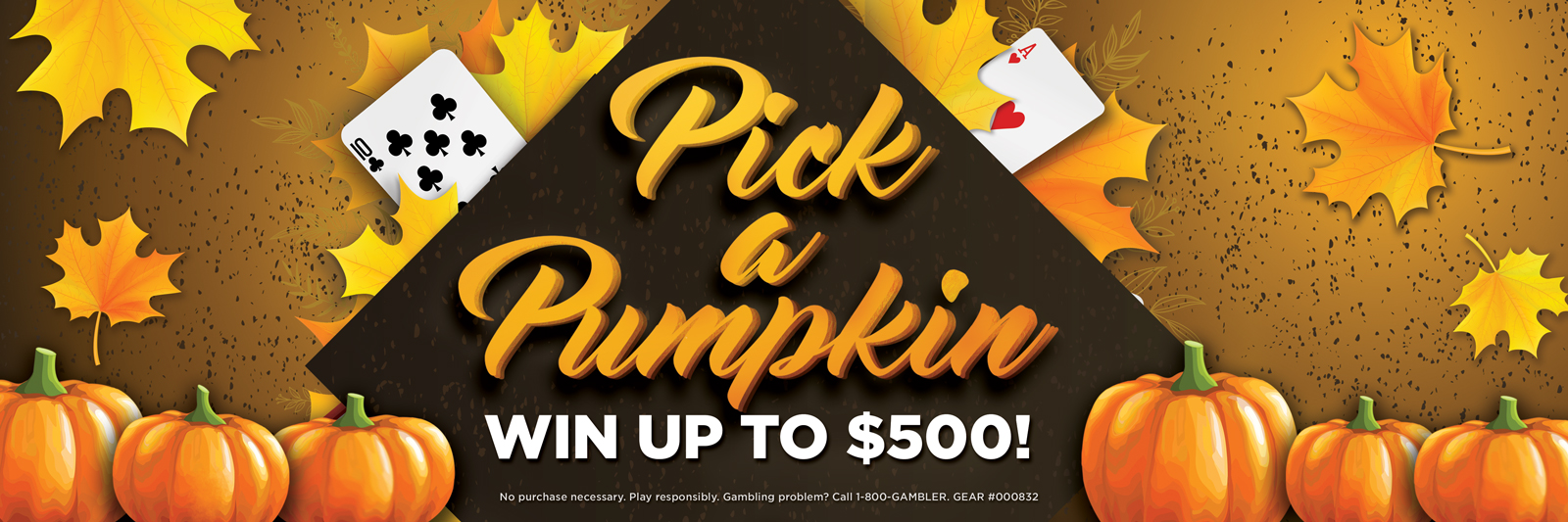 Pick-a-Pimpkin_WB_LP Casino Activities: Bingo is always fun but Samoana Bingo is even better. There are so many ways to win the fun is limitless.