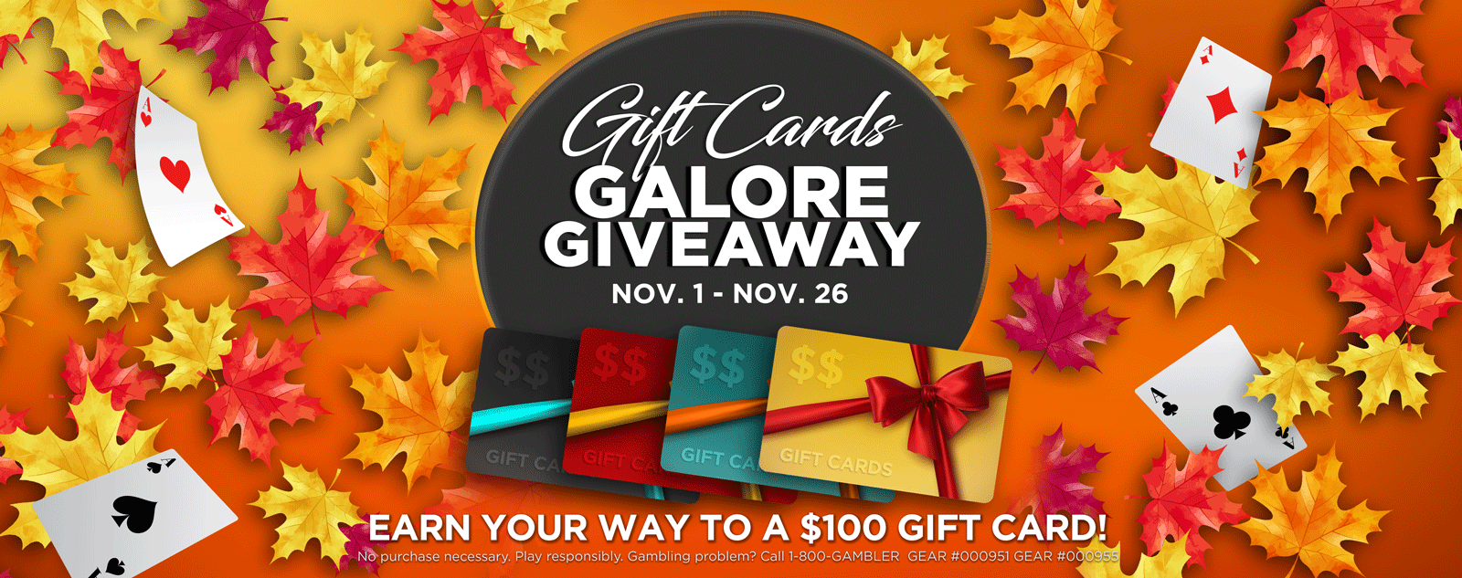 Gift-Cards-Galore_WB_LP Casino Activities: Bingo is always fun but Samoana Bingo is even better. There are so many ways to win the fun is limitless.