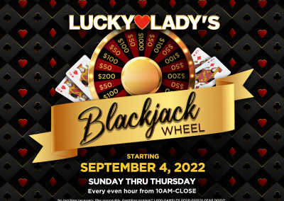 Lucky Lady’s Blackjack Wheel