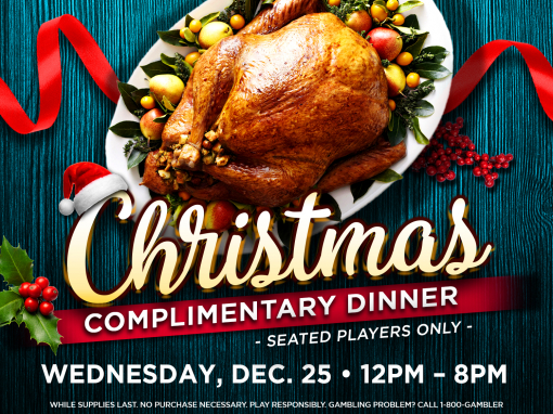 Complimentary Christmas Dinner