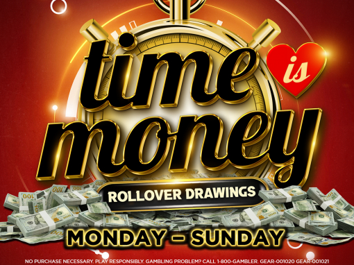 TIME IS MONEY ROLLOVER DRAWINGS