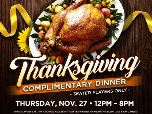 Complimentary Thanksgiving Dinner