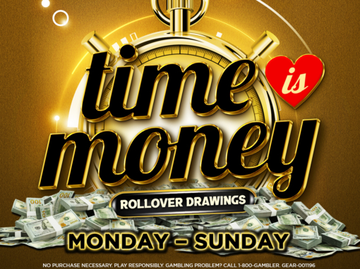 TIME IS MONEY ROLLOVER DRAWINGS